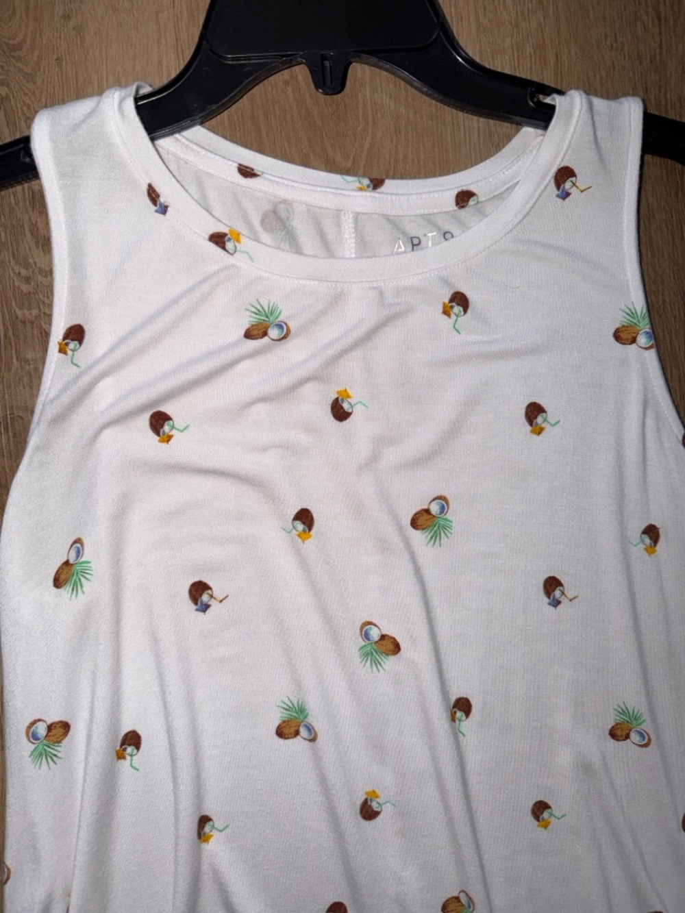 Adorable Coconut & Palm Print Tank